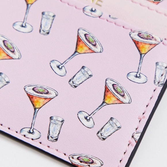 NWT Coconut Lane Martini Print  Card Holder - Picture 4 of 5